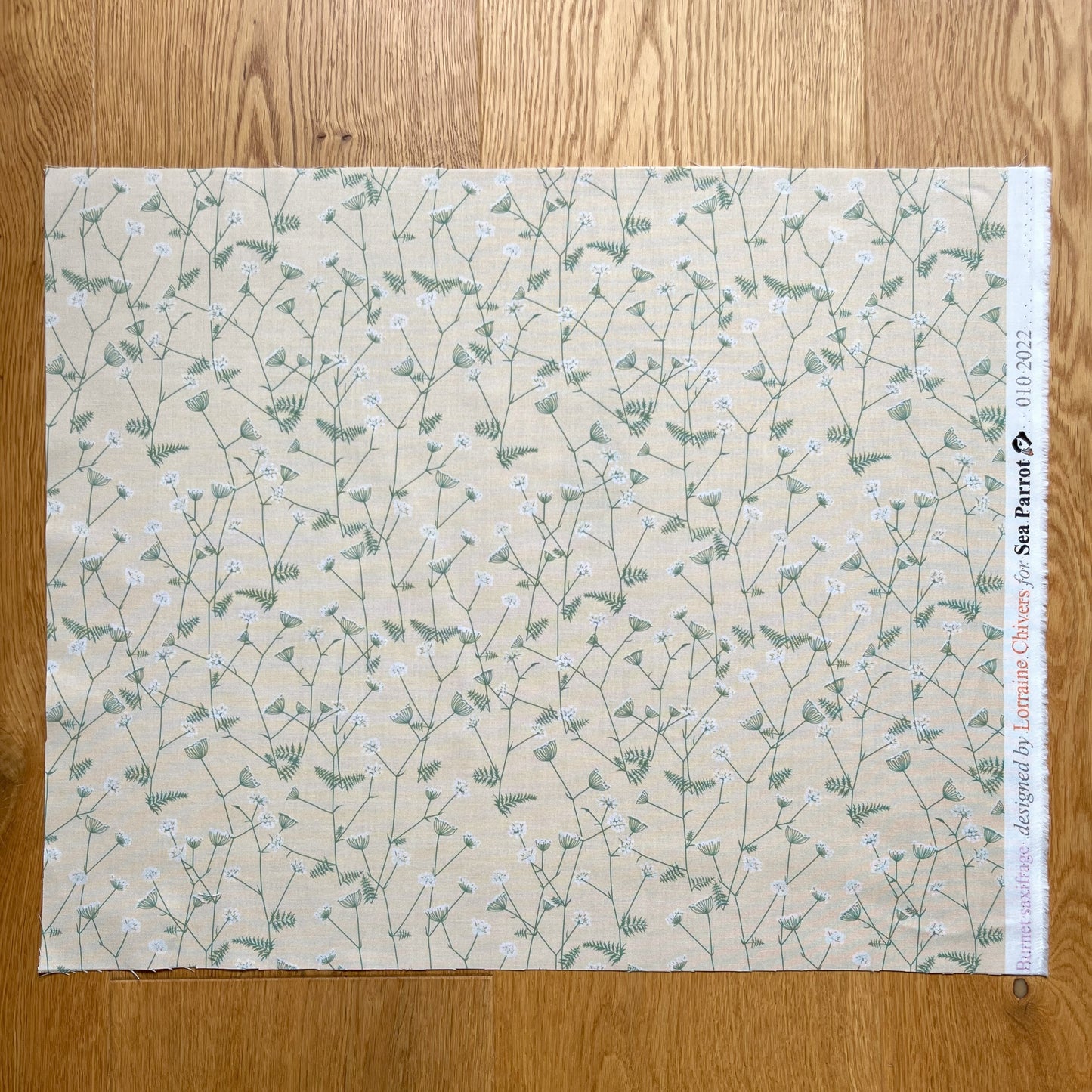 Burnet saxifrage fat quarter