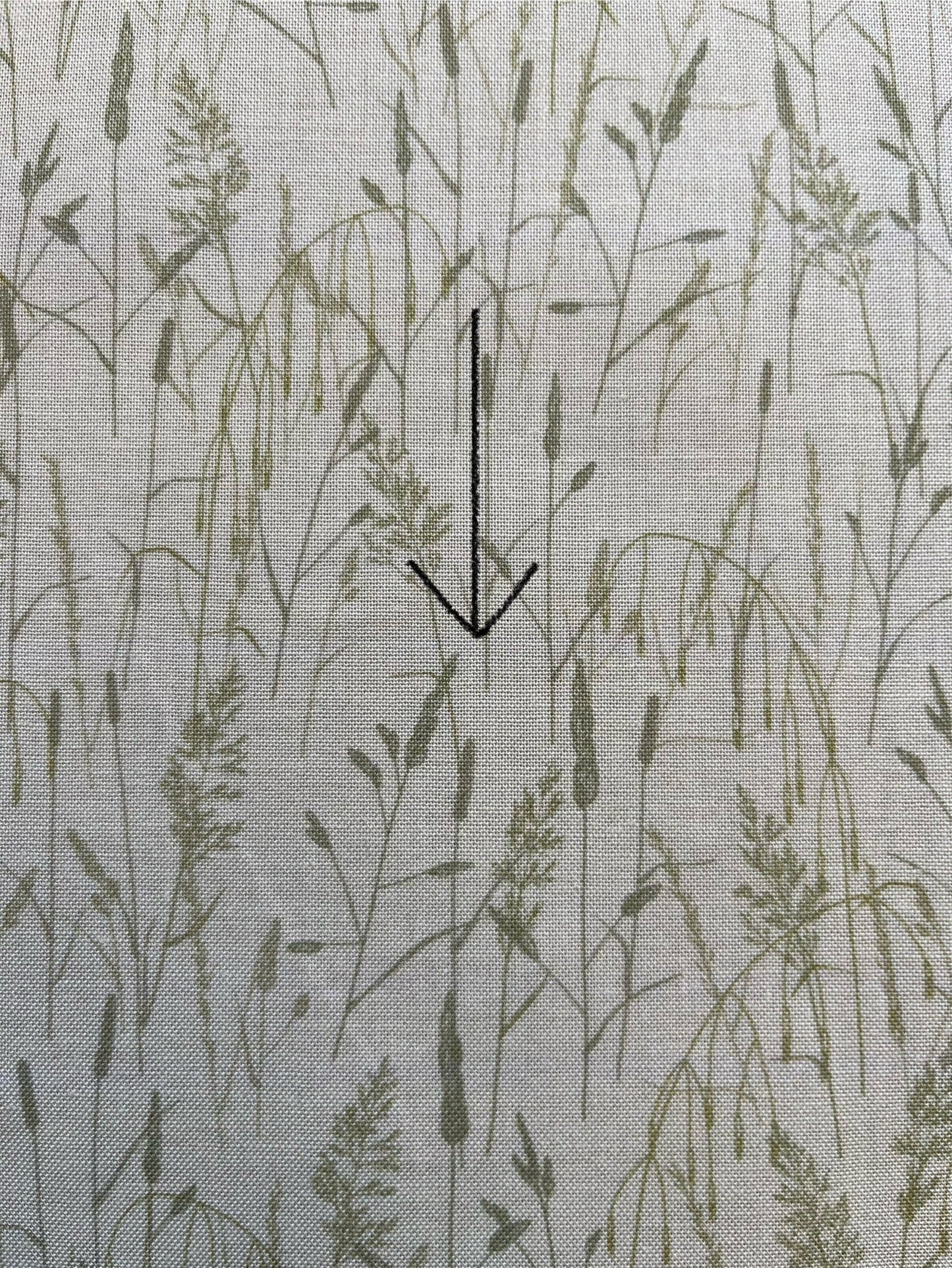 Meadow grass fat quarter