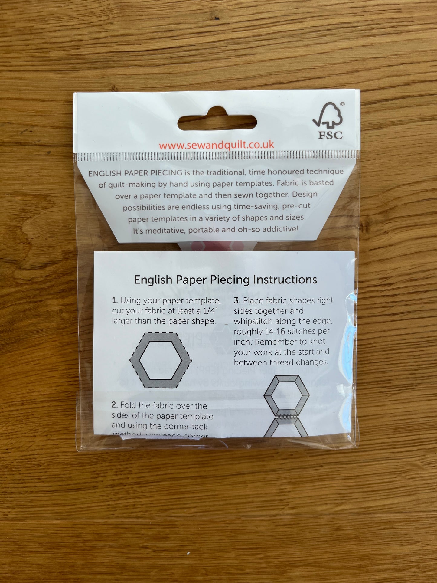 Hexagon paper templates 3/4 INCH